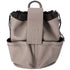 FENDI Strike Medium Backpack 7VZ070 Gray Beige Full Grain Leather